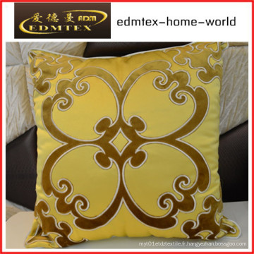 Embroidery Decorative Cushion Fashion Velvet Pillow (EDM0328)